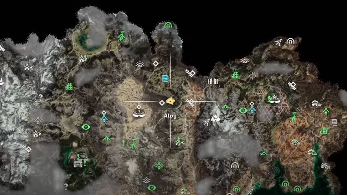 Horizon Forbidden West Vista Points