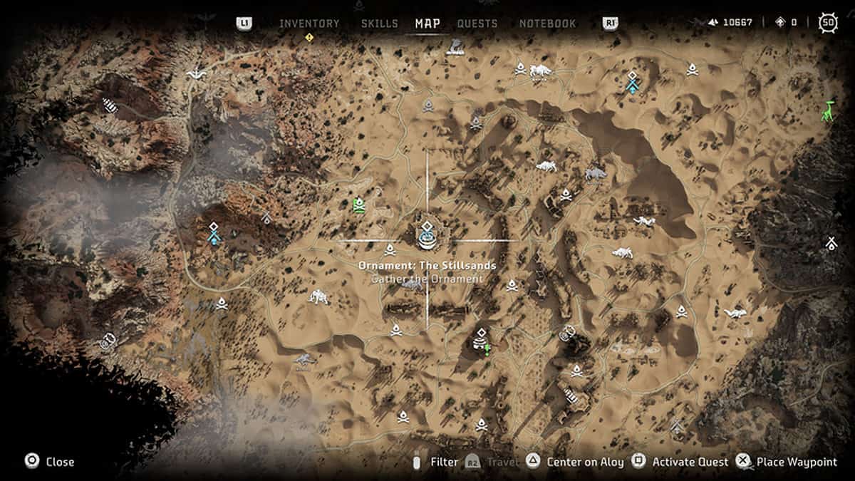 Horizon Forbidden West The Stillsands Relic Ruin Emplacement
