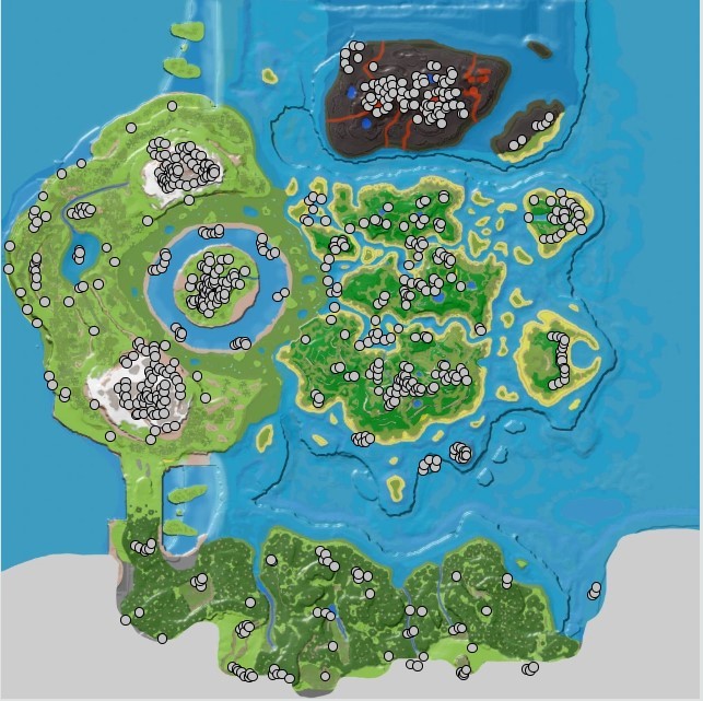 Ark The Center Emplacements métalliques