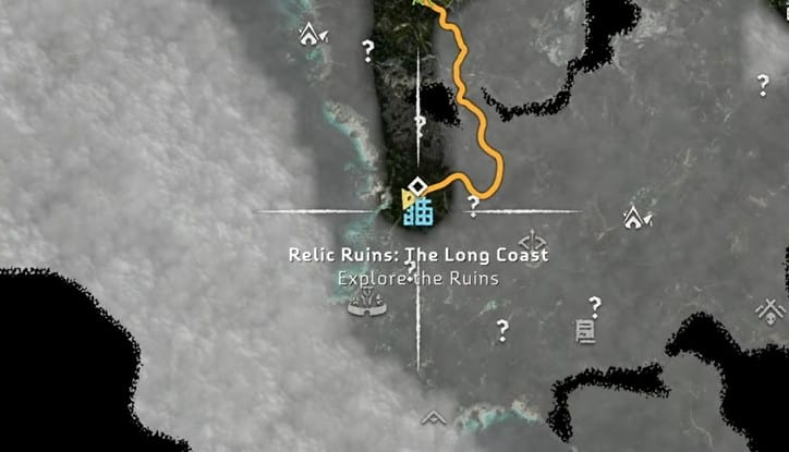 Ruines reliques : l'ornement de la longue côte 7/9