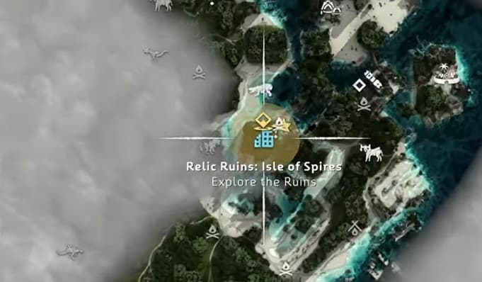 Ruines reliques : Ornement de l'île des flèches 8/9