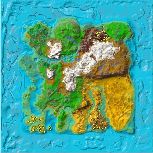 Emplacements de soufre de l'arche Ragnarok