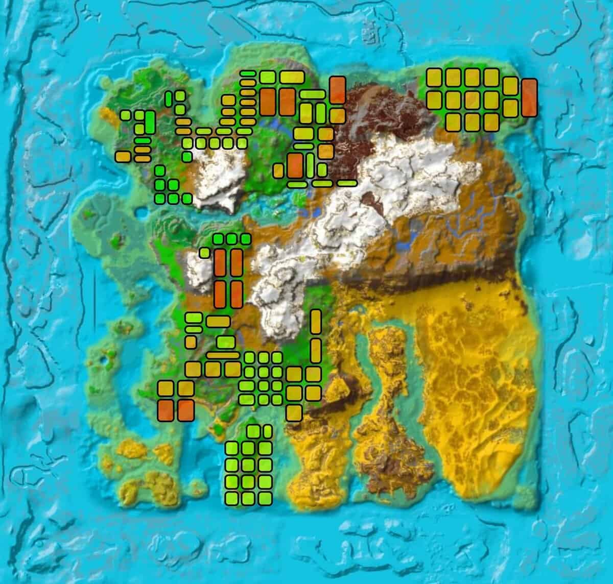 Ark Ragnarok Dino Spawn Carte