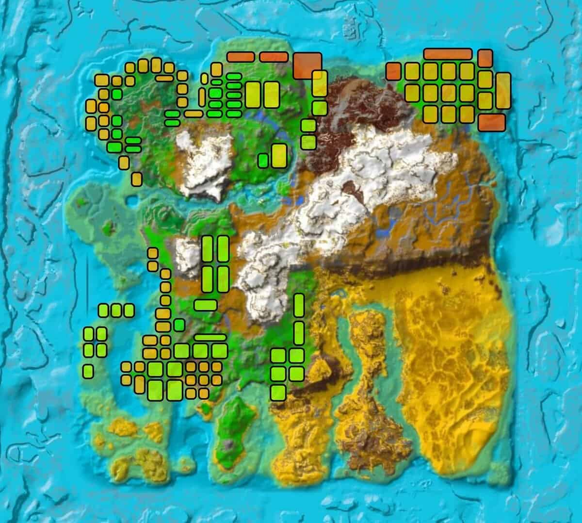 Ark Ragnarok Dino Spawn Carte