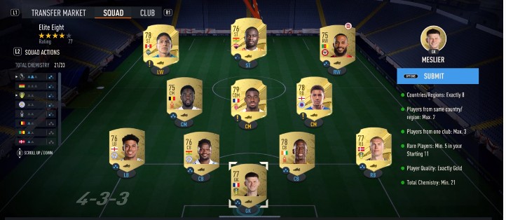 Solution Elite Eight SBC