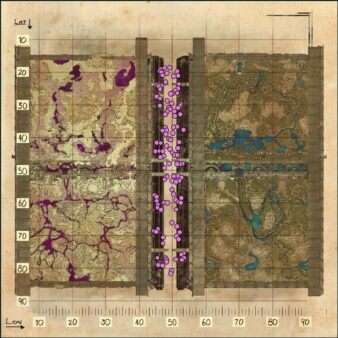 Ark Genesis: Emplacements des éléments de la partie 2