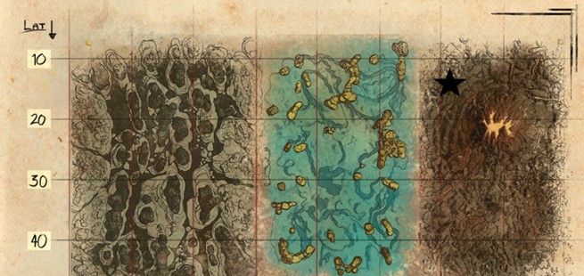 Emplacements des bases cachées d'ARK Genesis 