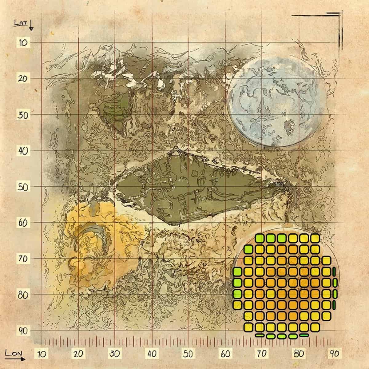 Emplacement de Velonasaur d'extinction d'arche