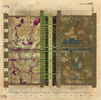 Ark Genesis: Partie 2 Dino Spawn Map