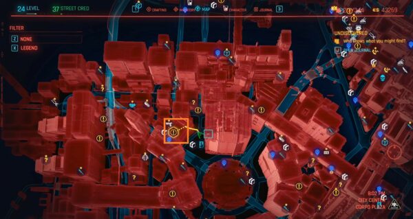 Emplacement et mods des lames Mantis Cyberpunk 2077