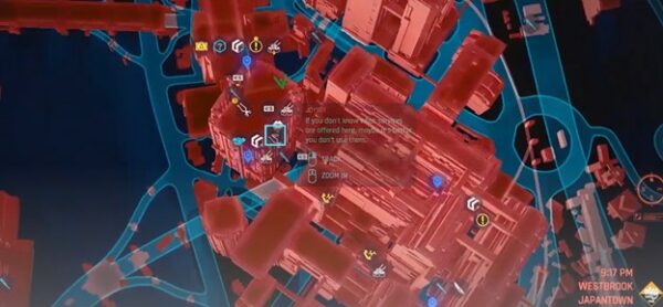 Emplacements des Joytoys Cyberpunk 2077