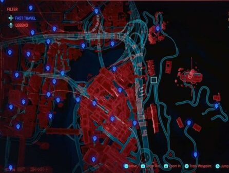 Terme de données de voyage rapide Cyberpunk 2077 Westbrook 