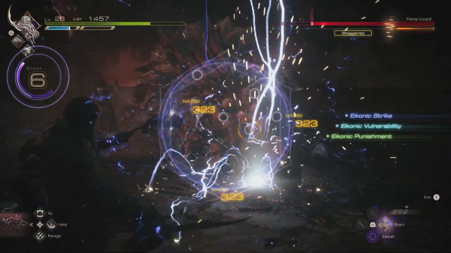 Patron de lézard de flamme de Final Fantasy 16