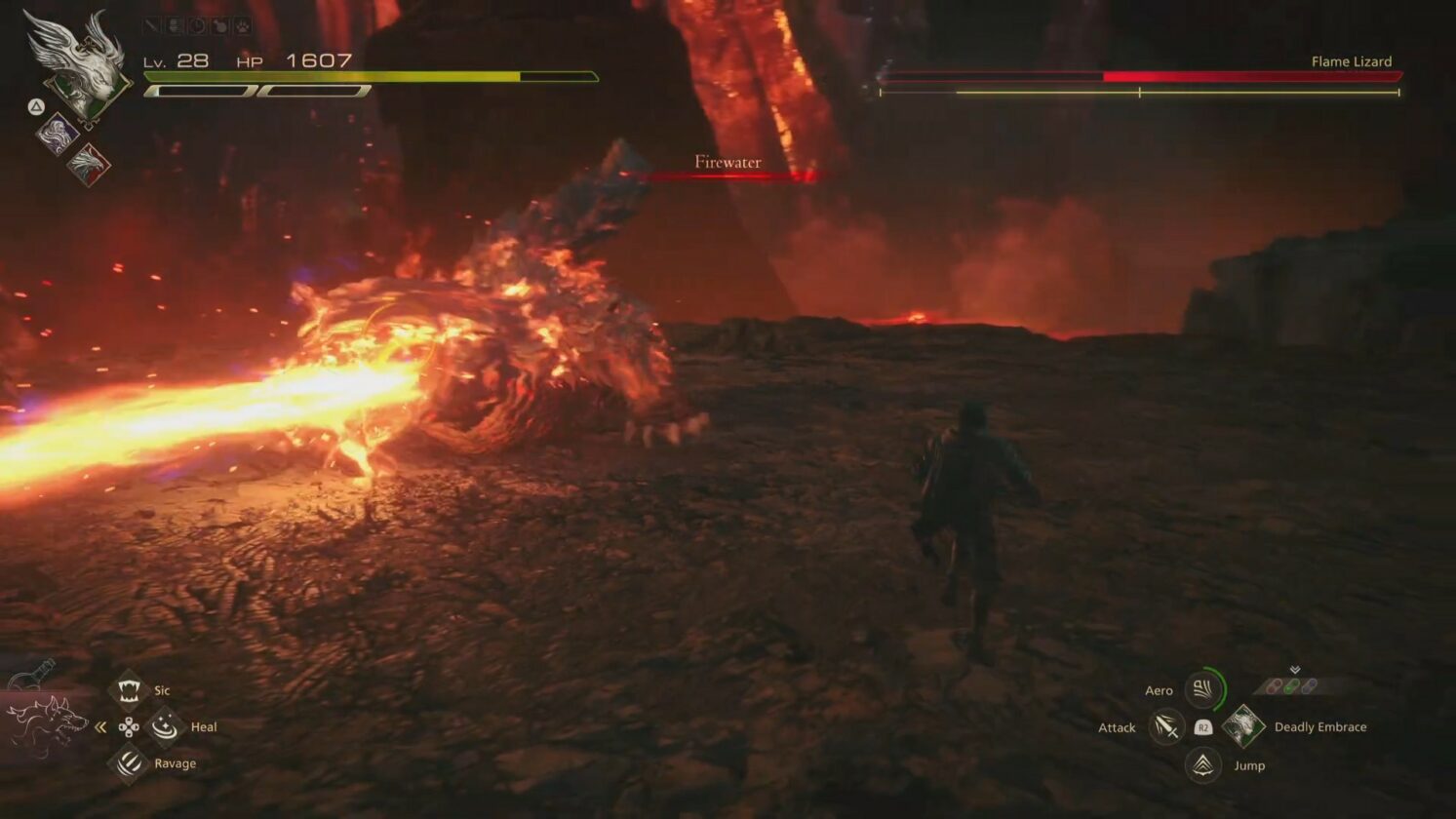 comment vaincre Flame Lizard dans FF16