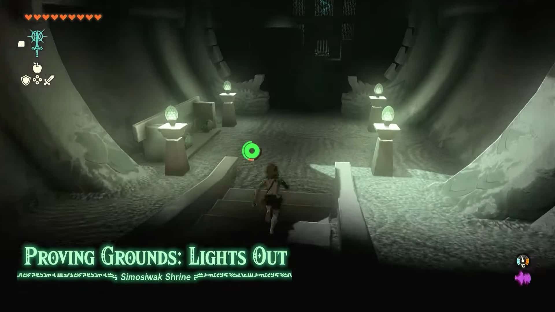 Zelda : essai du sanctuaire TotK simosiwak
