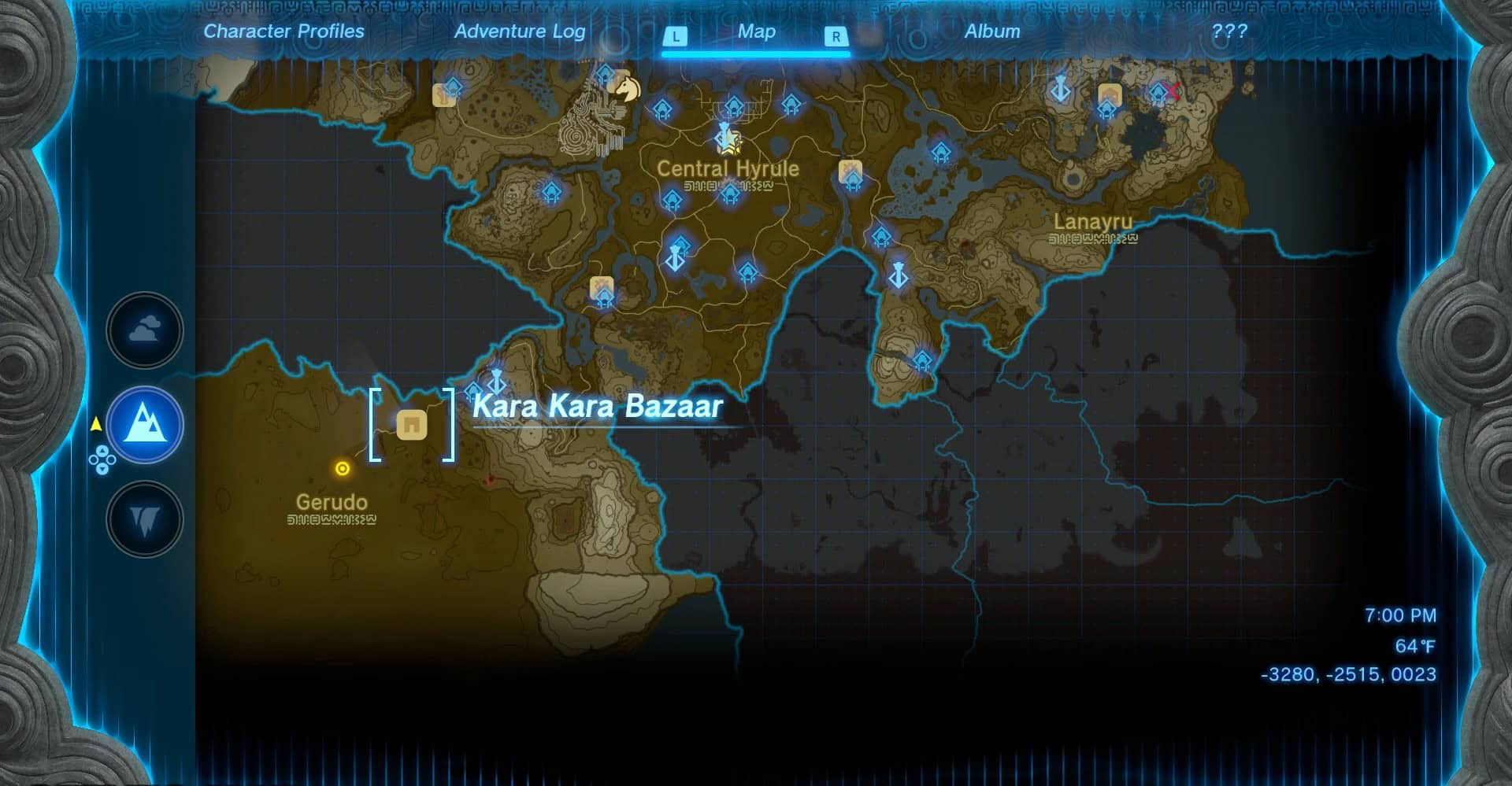 zelda : totk Kara Kara Bazar