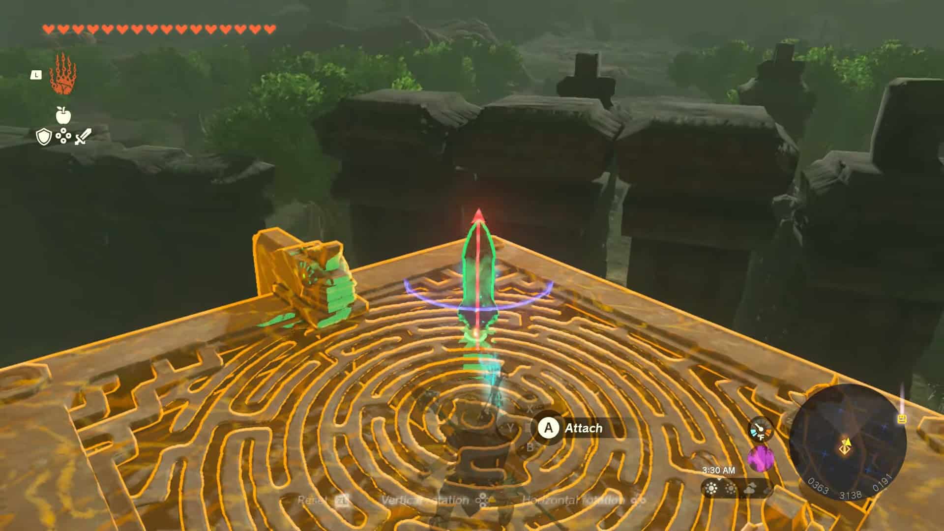 Thyphlo Ruins Skyview Tower attache une fusée
