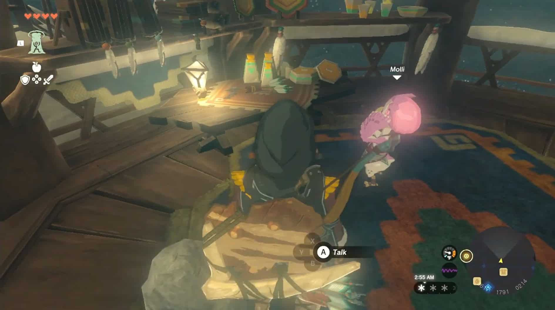 zelda : totk molli le lieu de la quête de Fletcher