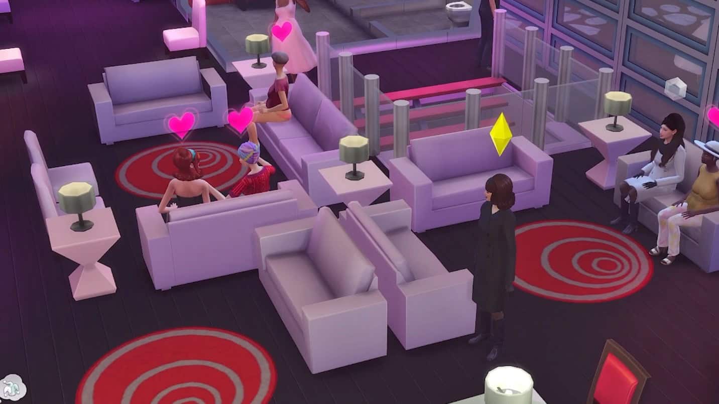 Les Sims 4 : Défis Décennies, doux swing des années 60