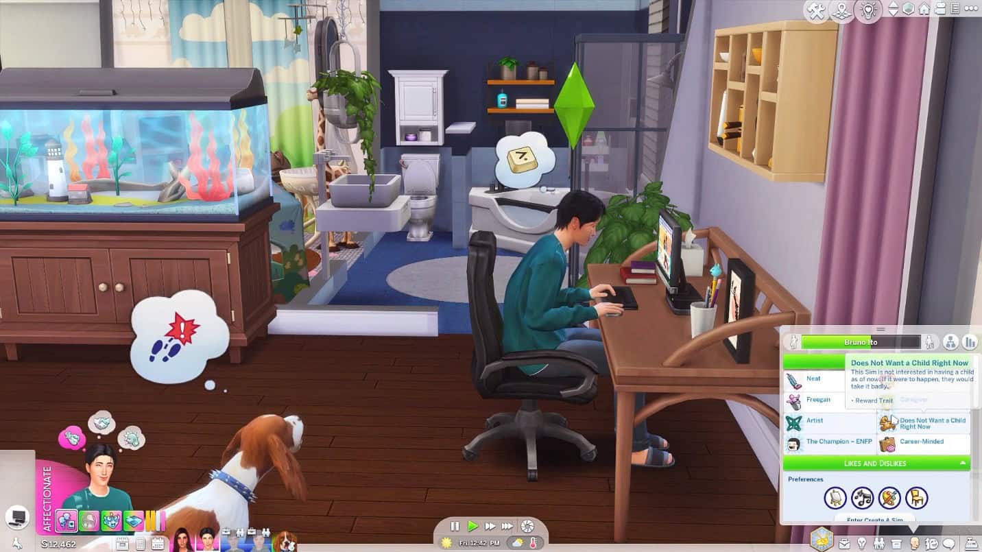 Les Sims 4 : les défis de la décennie 2018