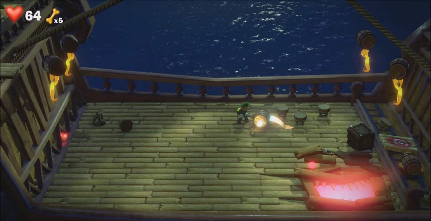 Capitaine Fishhook dans Luigi's Mansion 3