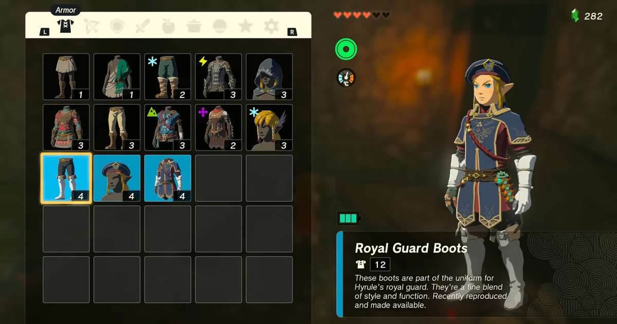 Les meilleurs ensembles d'armures de début de jeu de Zelda Tears of the Kingdom