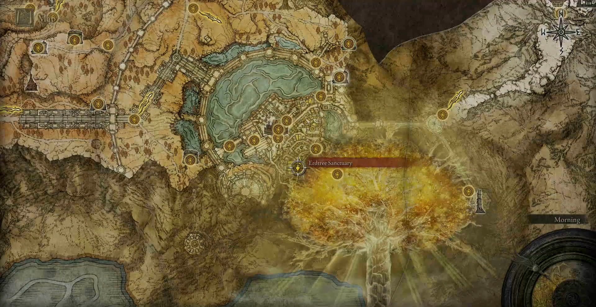 Emplacement du sanctuaire d'Erdtree