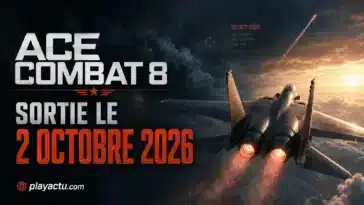 Chasseur en vol pour l’annonce de la date de sortie d’Ace Combat 8