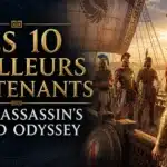 Capitaine et officiers sur une trirème dans Assassin's Creed Odyssey
