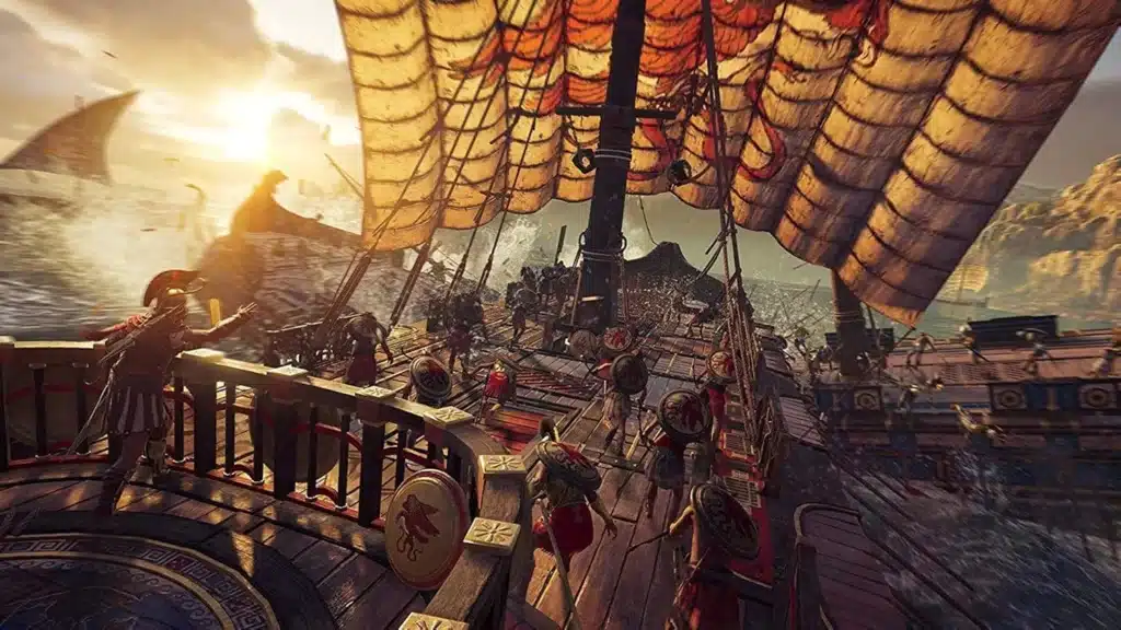 Bataille de trirèmes dans Assassin's Creed Odyssey