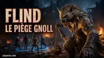 Flind, seigneur de guerre gnoll, face à un groupe d'aventuriers dans Baldur's Gate 3
