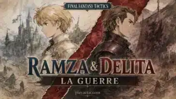 Visuel Playactu de Ramza et Delita séparés par la guerre dans Final Fantasy Tactics
