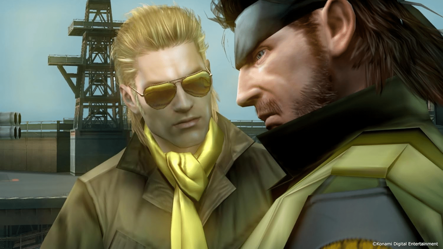 Snake et Ocelot dans Metal Gear Solid 4 Guns of the Patriots