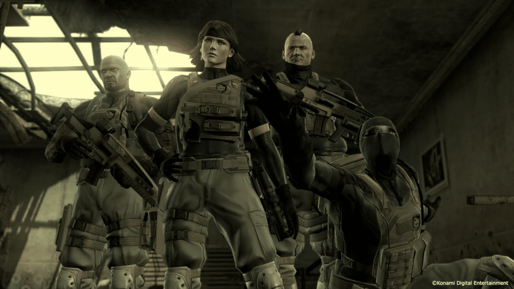 Escouade militaire dans Metal Gear Solid 4 Guns of the Patriots