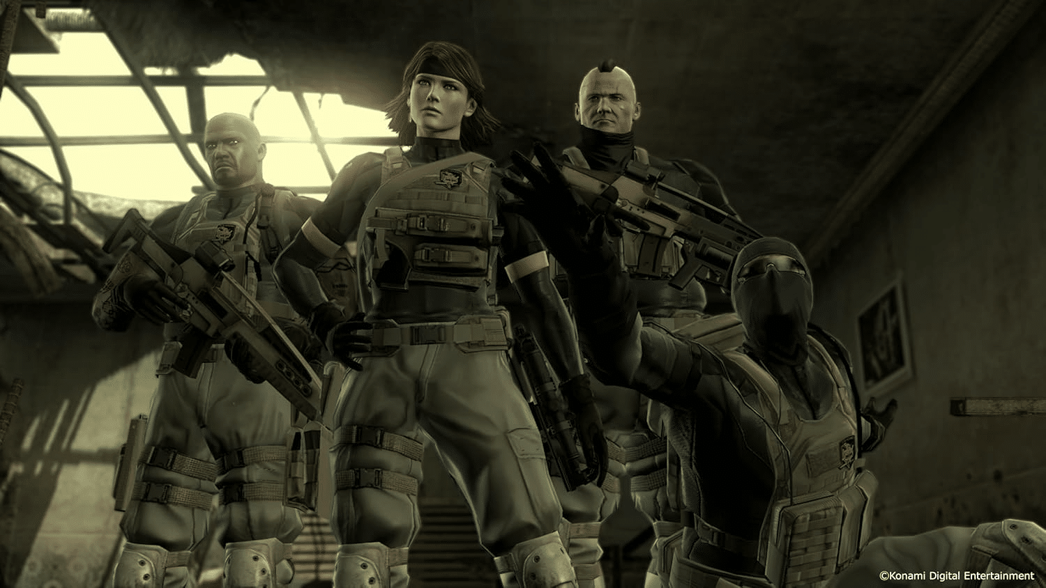 Escouade militaire dans Metal Gear Solid 4 Guns of the Patriots