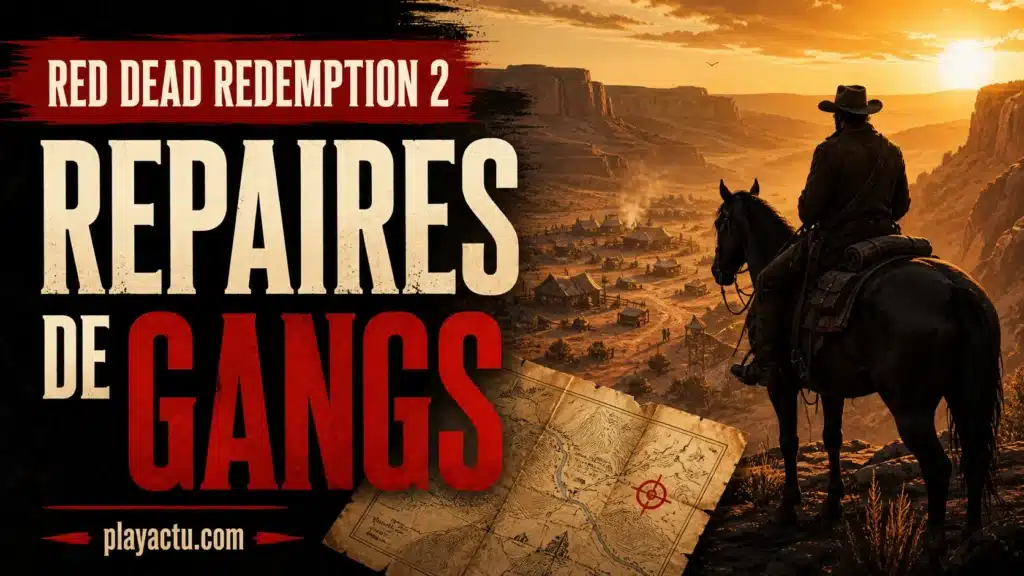 Miniature Western avec carte et camp de hors-la-loi pour le guide Red Dead Redemption 2