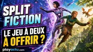 Mio et Zoe traversent les mondes science-fiction et fantasy dans un montage éditorial Split Fiction