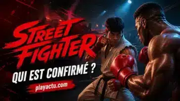 Ryu et un adversaire dans le visuel Playactu du film Street Fighter