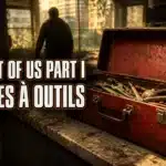 Montage éditorial The Last of Us Part I avec une boîte à outils et le titre Les 5 boîtes à outils