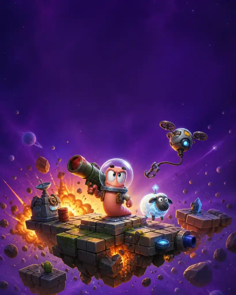 Jaquette de Worms: Galactic Tactics