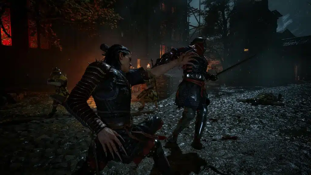 Coen utilise ses pouvoirs vampiriques pendant un combat nocturne